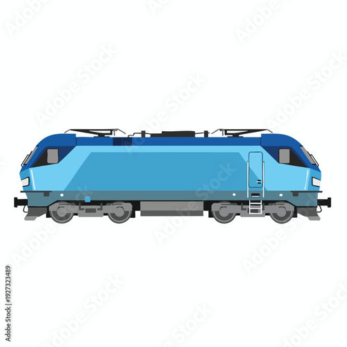 Modern Electric Locomotive Train for Transportation and Travel