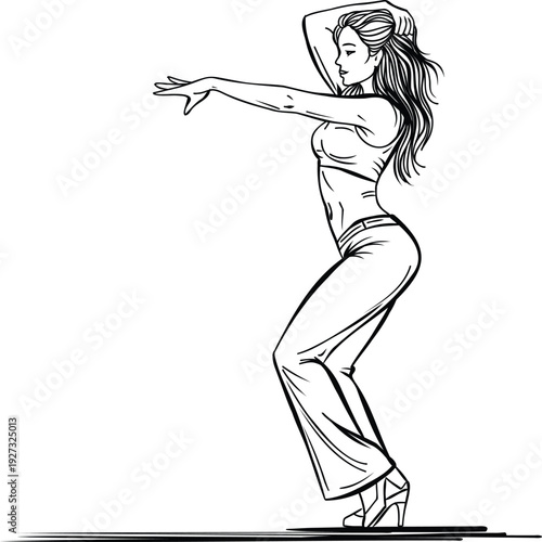 Expressive Forward Step Dance Motion Pose