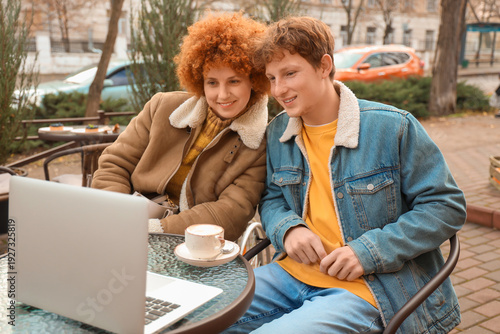 Young woman in wheelchair w...