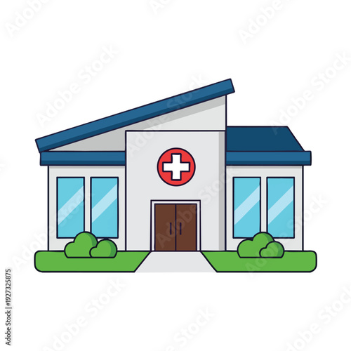 Modern Healthcare Facility with a Bright and Inviting Exterior