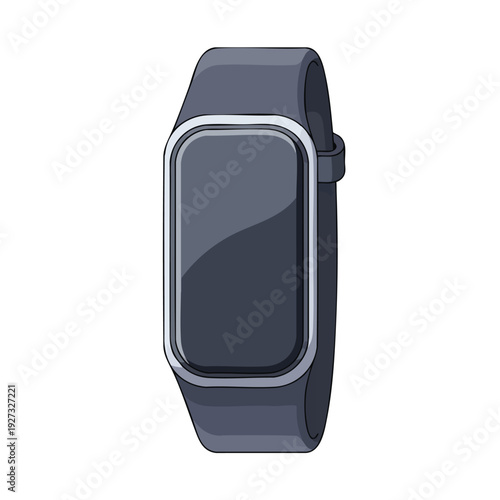 Modern Fitness Tracker Wristband for Health and Activity Monitoring