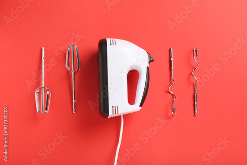 Electric mixer with chrome ...