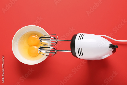 Modern mixer with bowl of c...