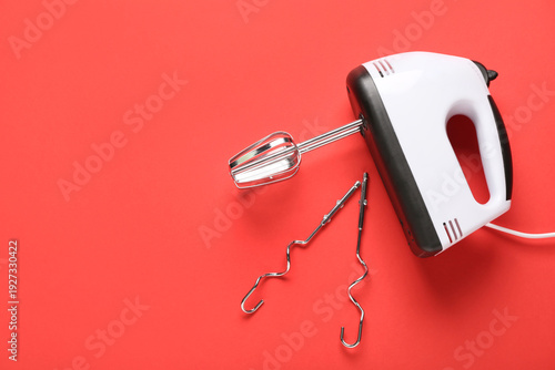 Electric mixer with chrome ...