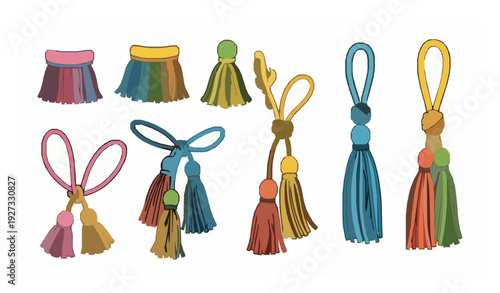 Cartoon Decorative Tassel Collection for Fashion