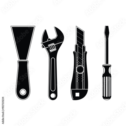 Set of Construction and Repair Tools