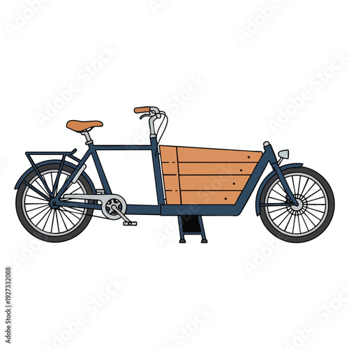 Eco Friendly Cargo Bicycle for Urban Transportation and Last Mile Delivery