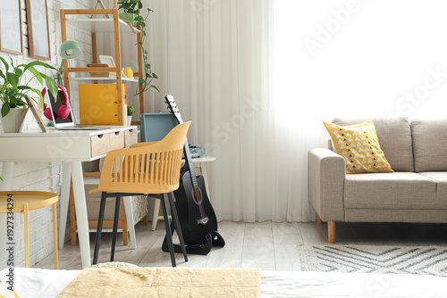 Interior of teenager's room...