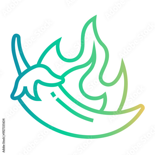 grocery Line Gradient Icon