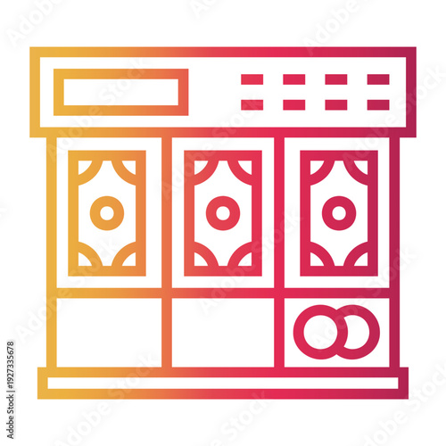 grocery Line Gradient Icon