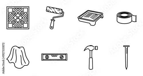 Decorative tile seamless pattern for floor or wall decoration material for home improvement