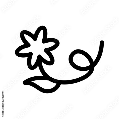 Aster Icon Vector Symbol Design Illustration