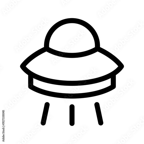 Ufo Icon Vector Symbol Design Illustration