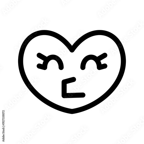 Kiss Icon Vector Symbol Design Illustration