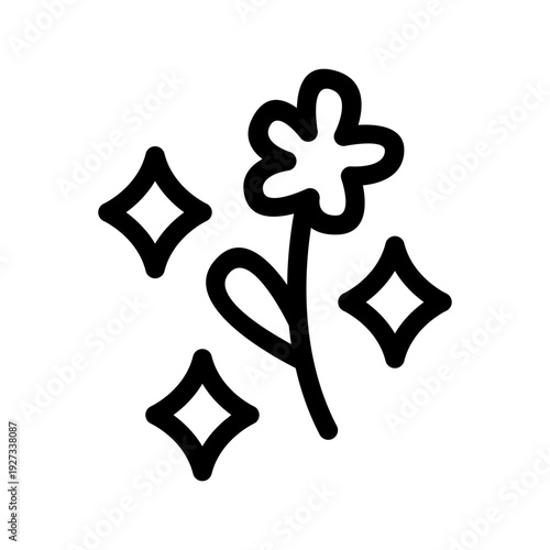 Floral Icon Vector Symbol Design Illustration