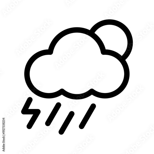 Storm Icon Vector Symbol Design Illustration