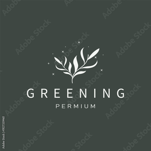 Natural Plant Growth Logo for Organic Agriculture Brand