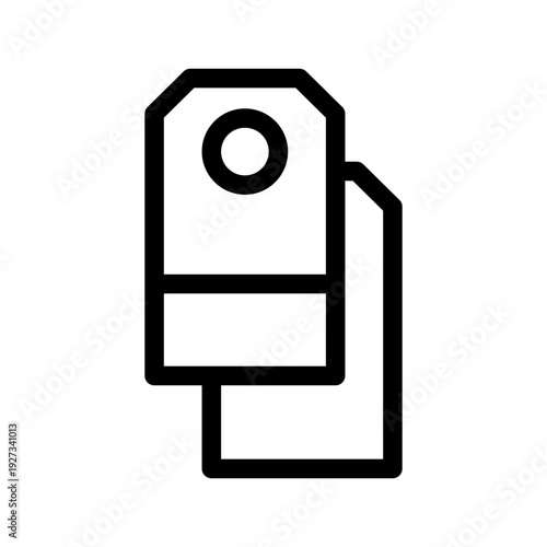 Tag Icon Vector Symbol Design Illustration