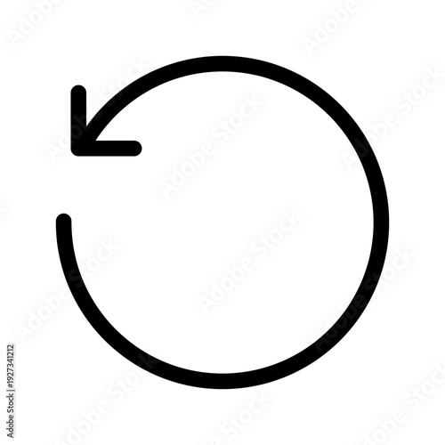 Reload Icon Vector Symbol Design Illustration