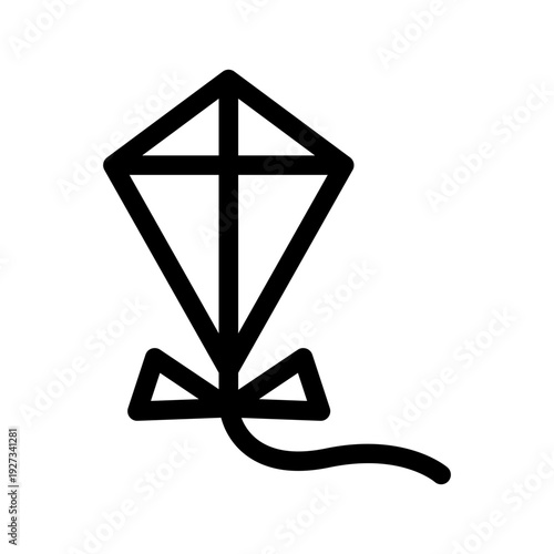 Kite Icon Vector Symbol Design Illustration