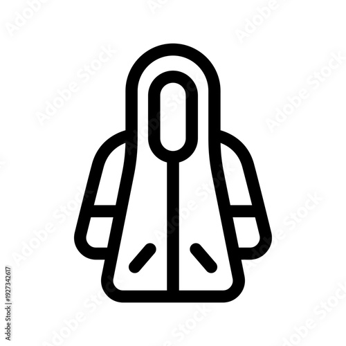 Raincoat Icon Vector Symbol Design Illustration