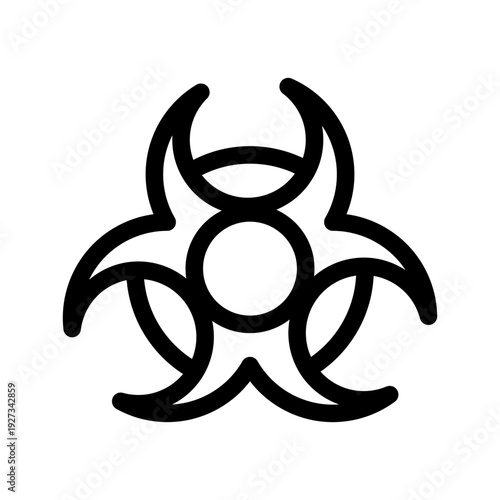 Contamination Icon Vector Symbol Design Illustration