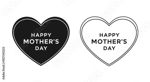 Celebrate mother's day with heartfelt greetings and designs Vector