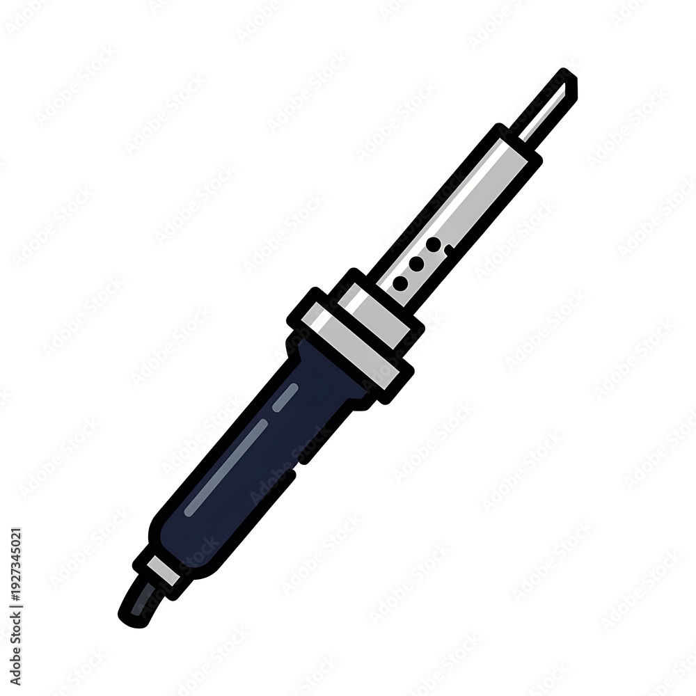 Naklejka premium Screwdriver Tool on White Background.