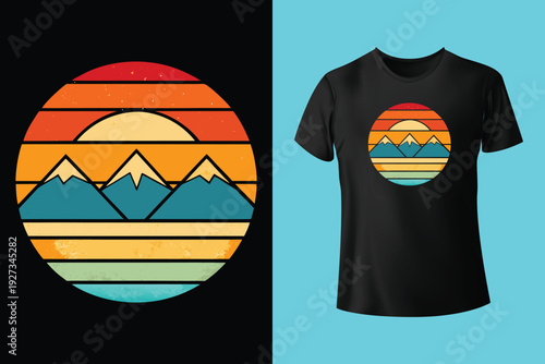 Grunge Snow Winter Sports T Shirt Design with Ski and Snowboard Extreme Adventure Vector
