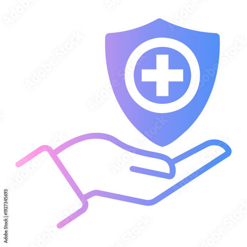 health facilities Line Gradient Icon