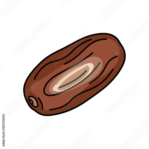 Illustration of a Dholak Drum, a traditional percussion instrument, viewed from the side, showcasing its wooden texture and intricate design details.