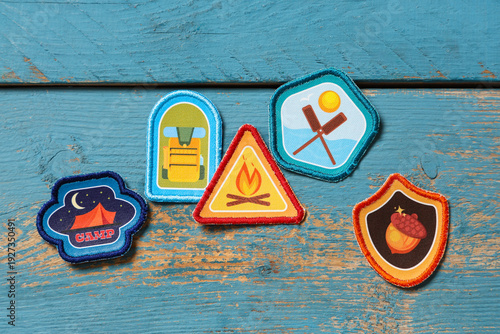 Different scout patches on ...