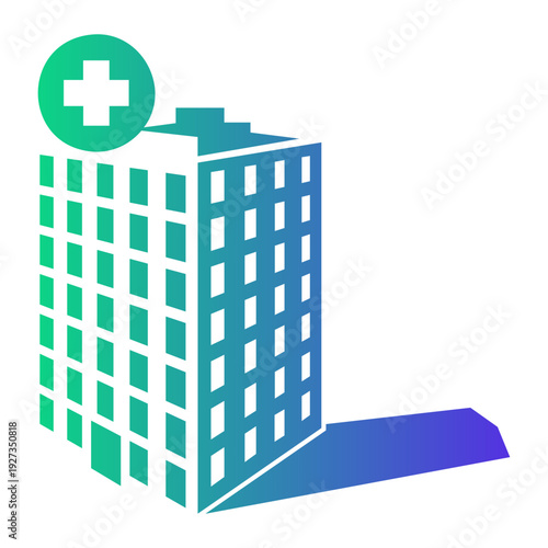 health facilities Gradient icon