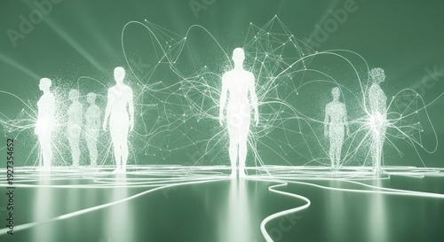 Digital Community Linked by Light Streams