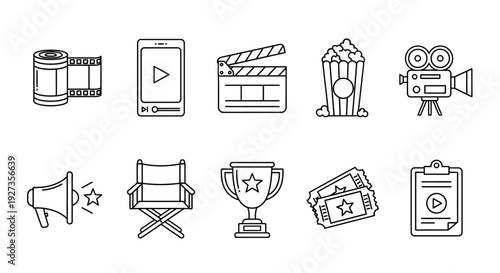 Sustainable energy icons set, featuring eco-friendly symbols and renewable sources, presented in a clean vector illustration style