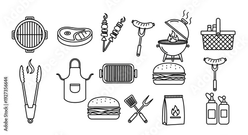 Sustainable energy icons set, featuring eco-friendly symbols and renewable sources, presented in a clean vector illustration style