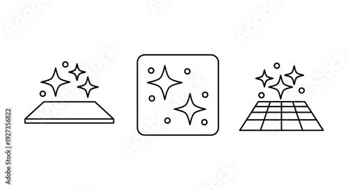 Sustainable energy icons set, featuring eco-friendly symbols and renewable sources, presented in a clean vector illustration style