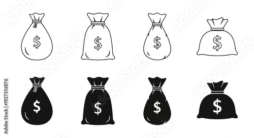 Sustainable energy icons set, featuring eco-friendly symbols and renewable sources, presented in a clean vector illustration style