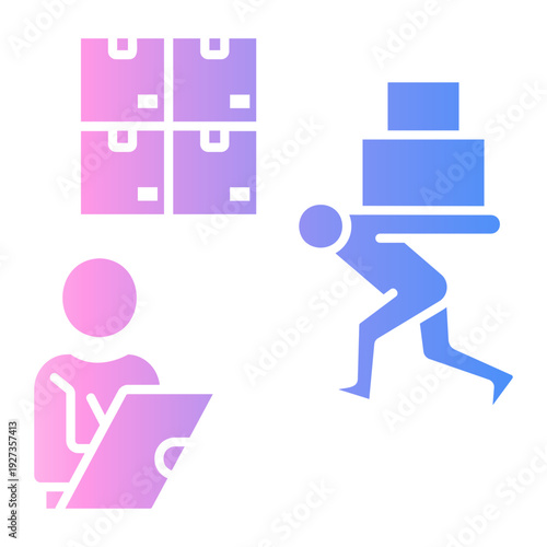 warehouse Gradient icon