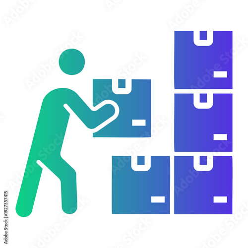 warehouse Gradient icon