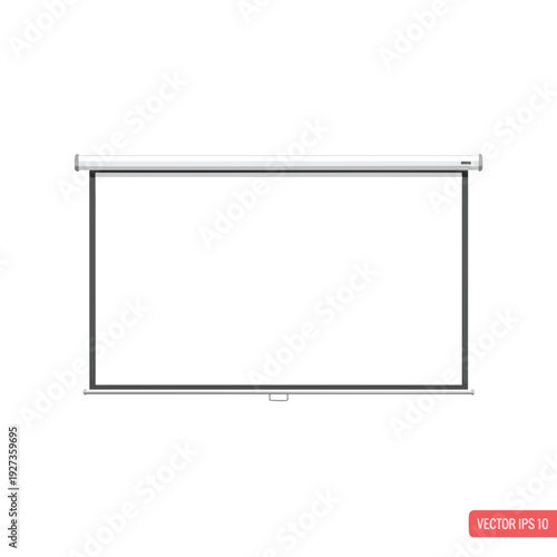 Adjustable Retractable Projection Screen for Home or Office Use