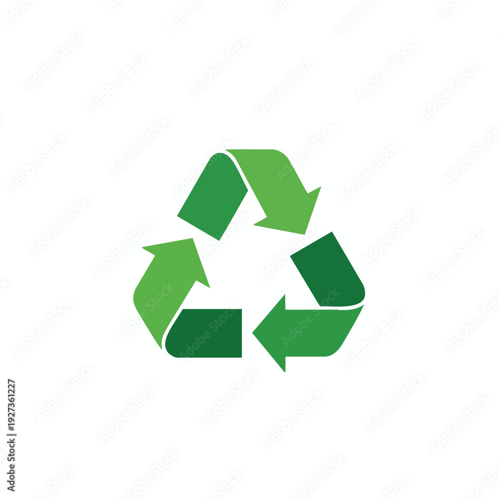 Fototapeta premium Eco Friendly Recycling Symbol for Sustainability and Waste Management