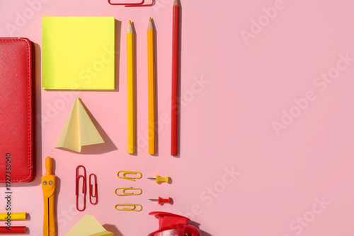 Composition with school sta...