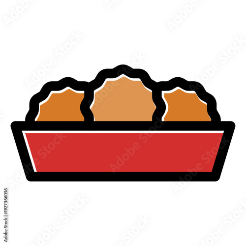 chicken nugget icon 