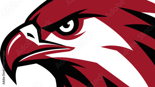 Fierce Eagle Mascot Logo Vector Art - Sports Team Emblem, University Branding, Athletic Club Icon