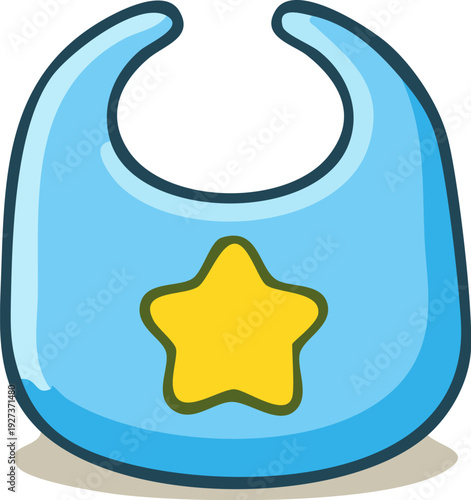 Baby Bib with Star.
