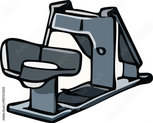 Dental Chair Equipment Illustration.