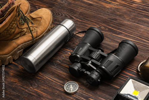 Composition with items for ...
