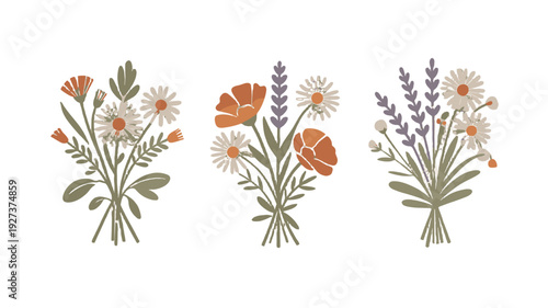 Beautiful floral bouquets. 