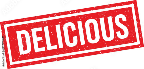 Red delicious stamp design